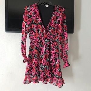 Floral print dress